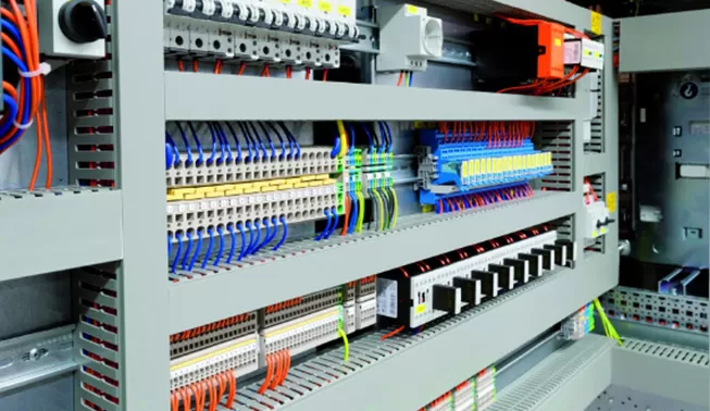 Wiring Ducts and Other Products in Electrical Panel