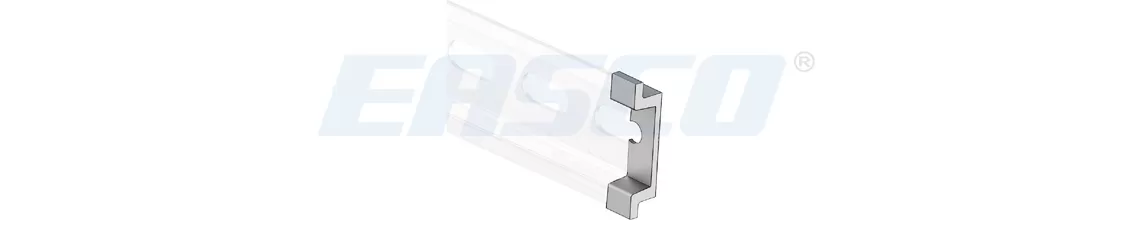 Technical Drawing of Din Rail End Cap